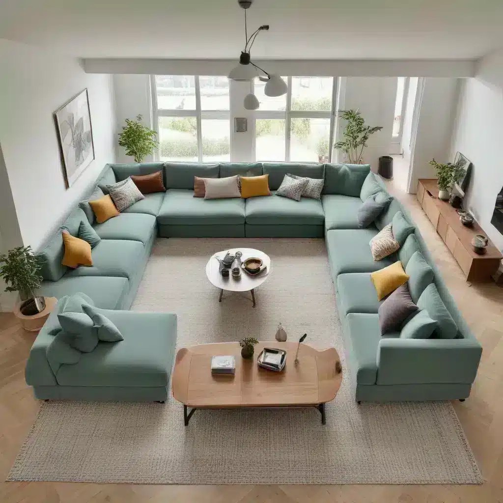 Discover the Endless Possibilities of Incorporating a U-Shaped Sofa