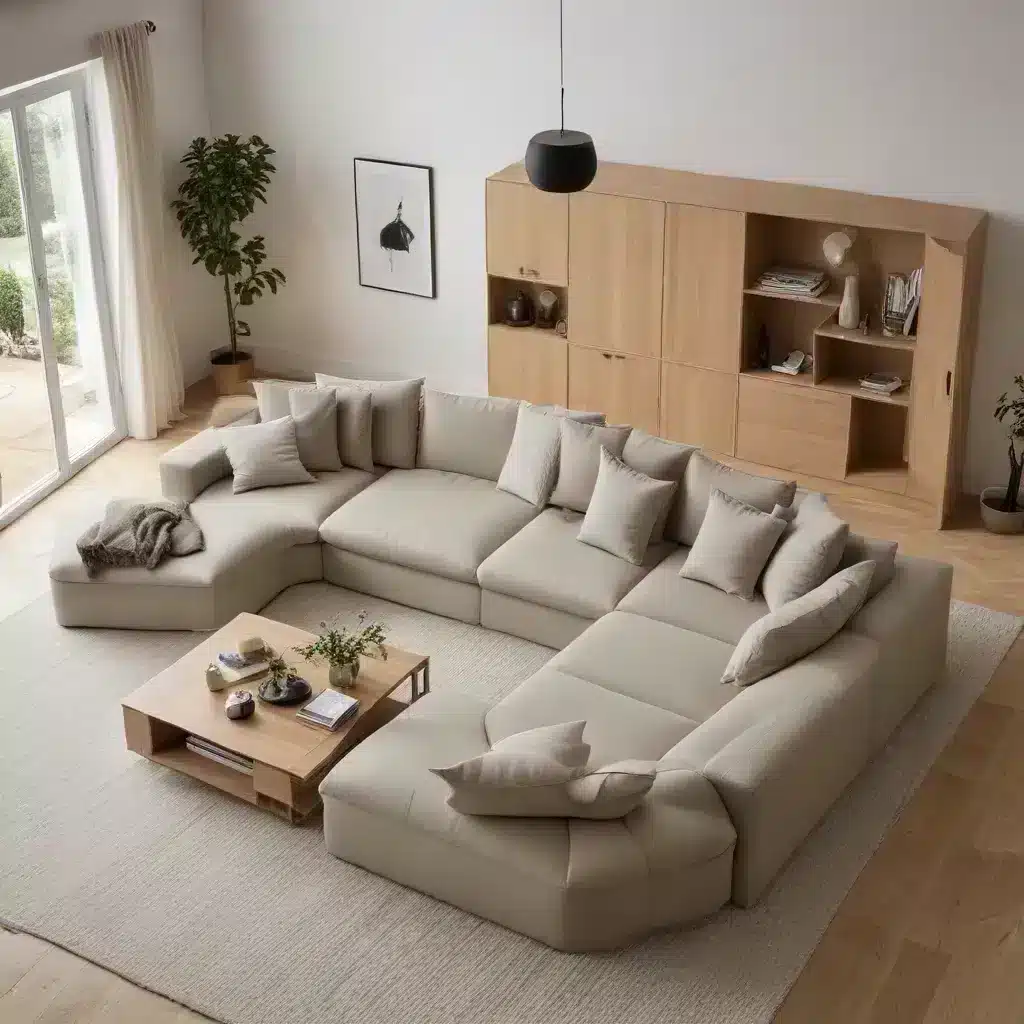 Discover the Endless Possibilities of Incorporating a Versatile U-Shaped Sofa in Your Home