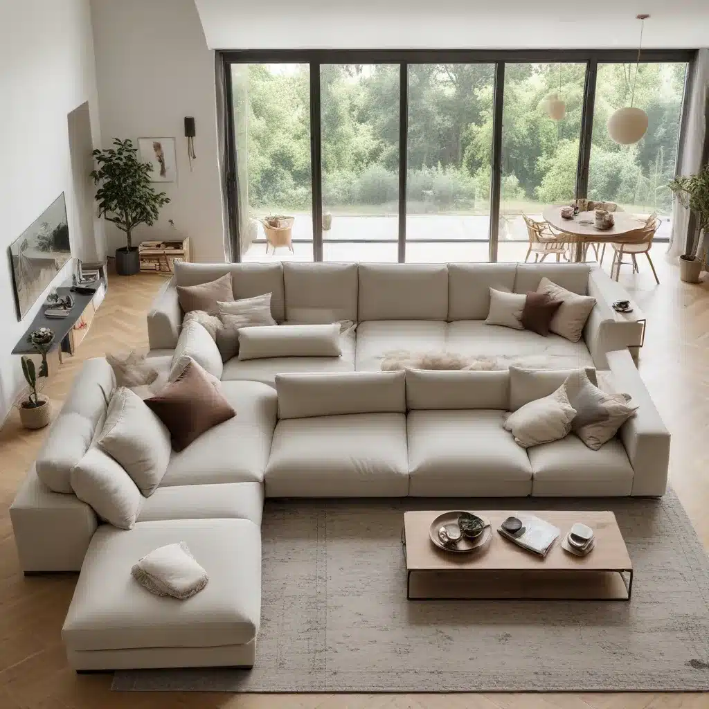Discover the Endless Possibilities of Incorporating a Versatile U-Shaped Sofa in Your Home for Maximum Visual Impact and Function