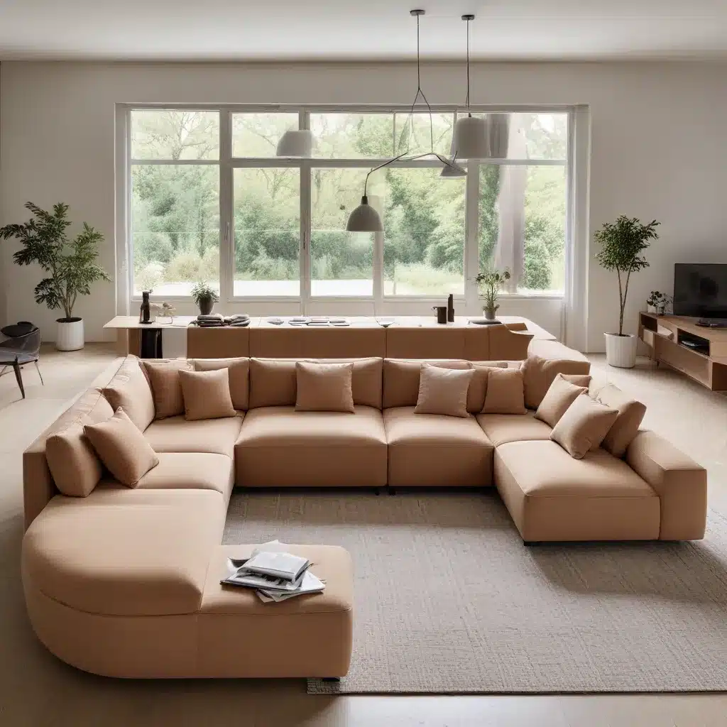 Discover the Endless Possibilities of a Versatile U-Shaped Sofa