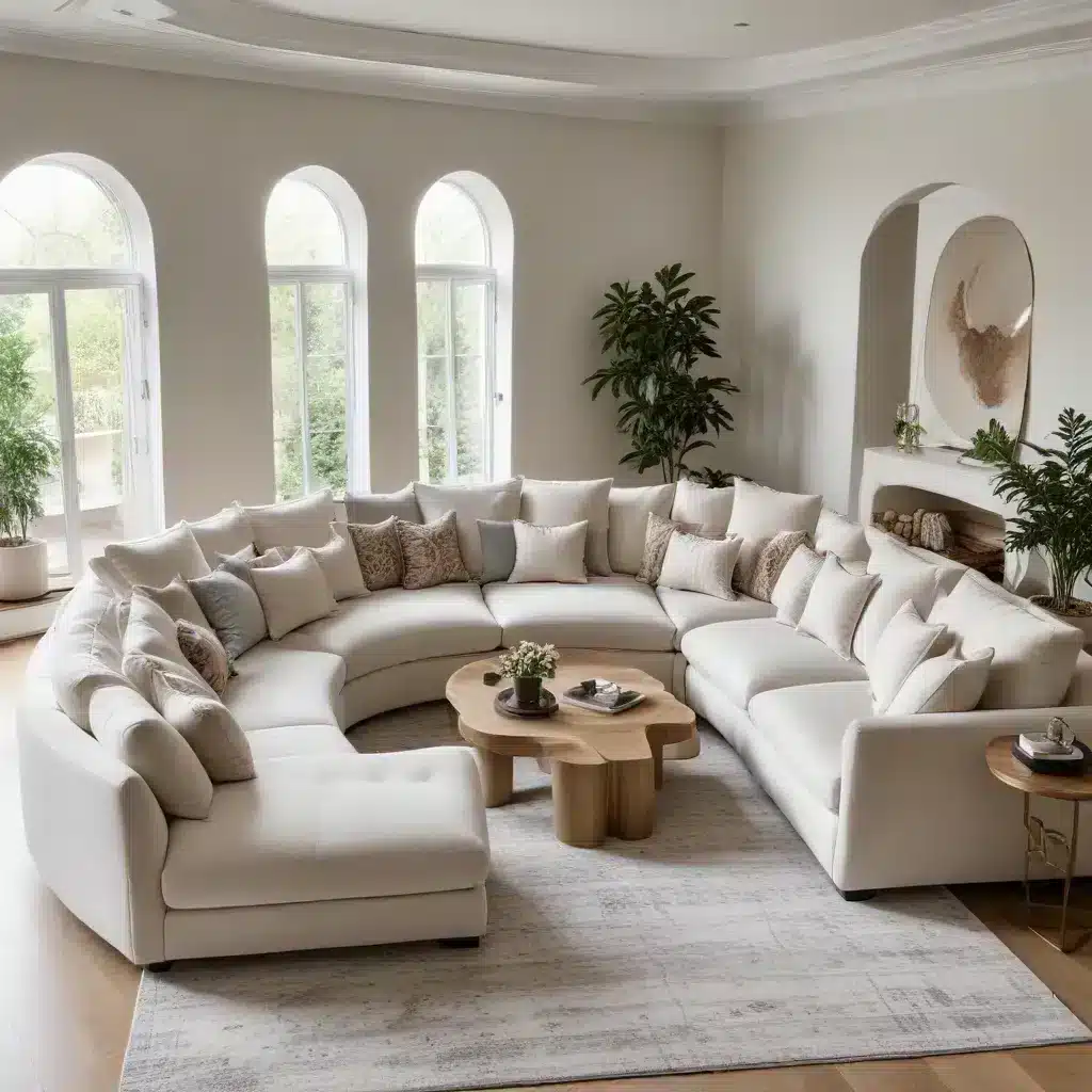 Elevate Your Living Room with a Stunning and Sophisticated U-Shaped Sofa Statement