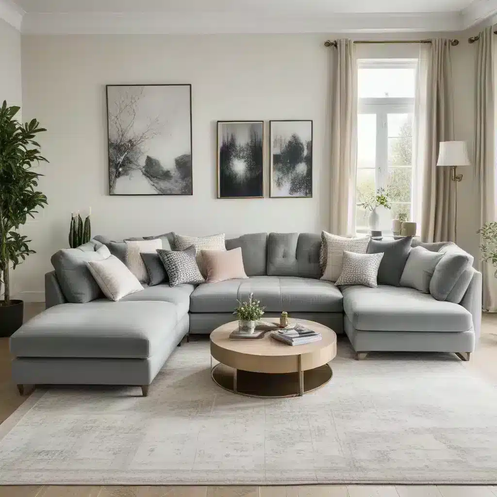 Elevate Your Living Room with a Stunning and Sophisticated U-Shaped Sofa as a Statement