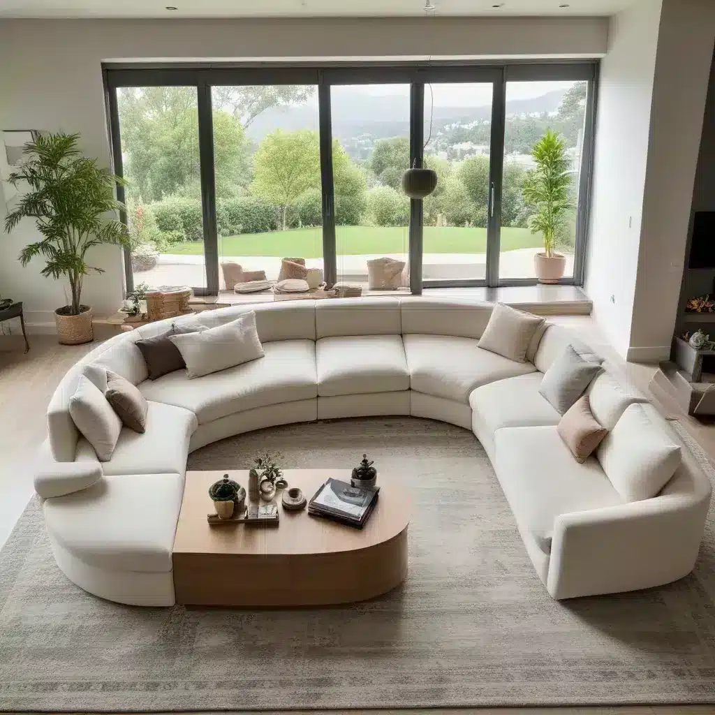 Embrace the Curve Enhancing Your Living Space with a Stylish and Functional U-Shaped Sofa as a Centerpiece Embrace the Curve Enhancing Your Living Space with a Stylish and Functional U-Shaped Sofa as a Centerpiece