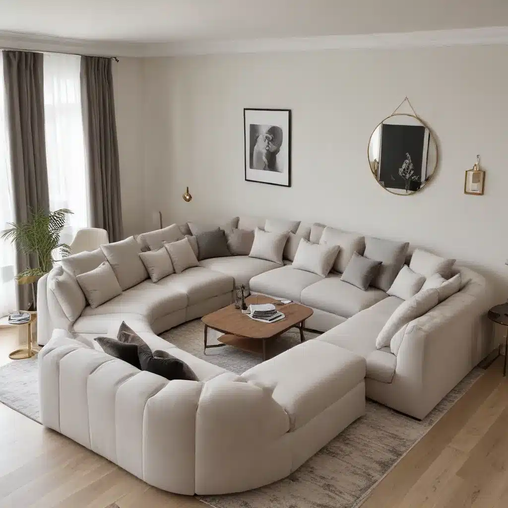 Enhance Your Living Room with a Stylish U-Shaped Sofa