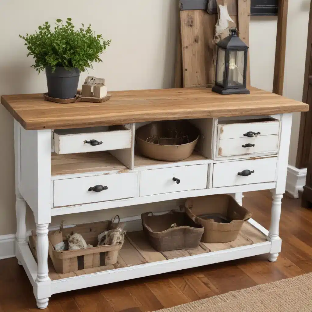 Farmhouse Flair Repurposed Wood Furniture Accents