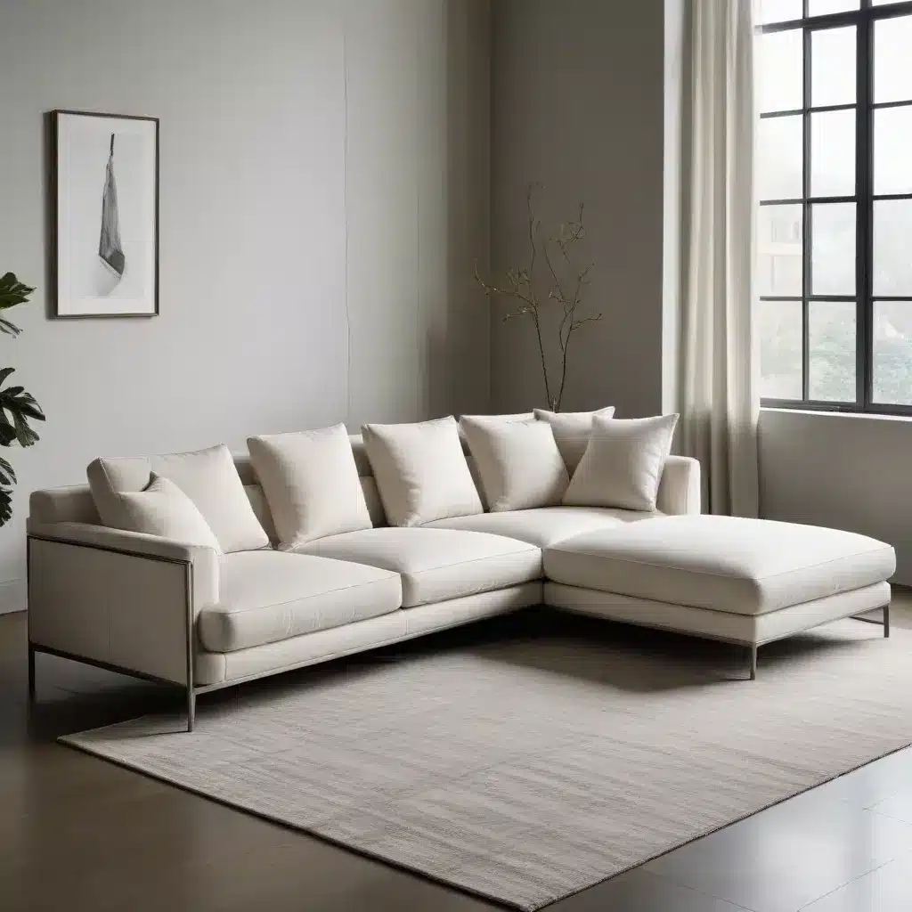 Geometric Lines Reign Supreme in Modern Design Sofas that Exemplify Precision