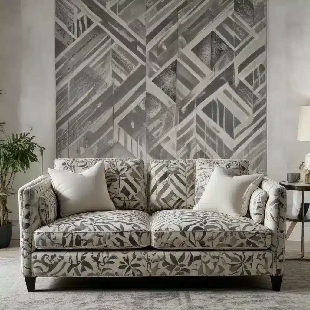 Graphic Patterns Add Personality and Visual Interest to Contemporary Sofas