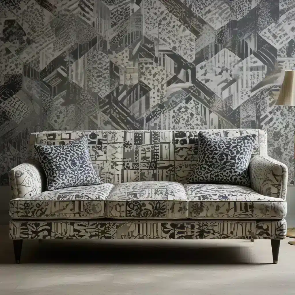 Graphic Patterns Add Personality to Modern Sofas Sofas that Make a Bold Statement
