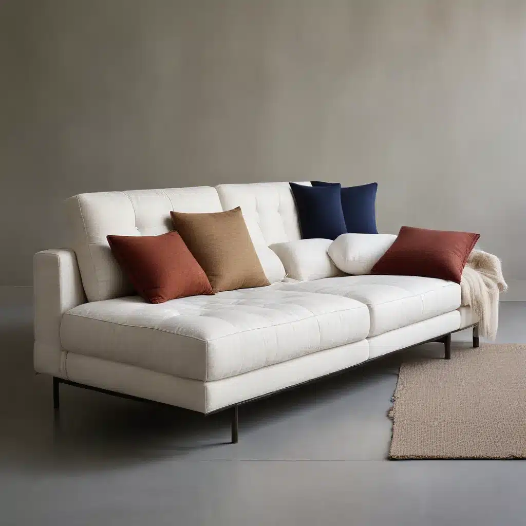 High-Low Textural Contrasts Add Visual Interest Modern Sofa Designs