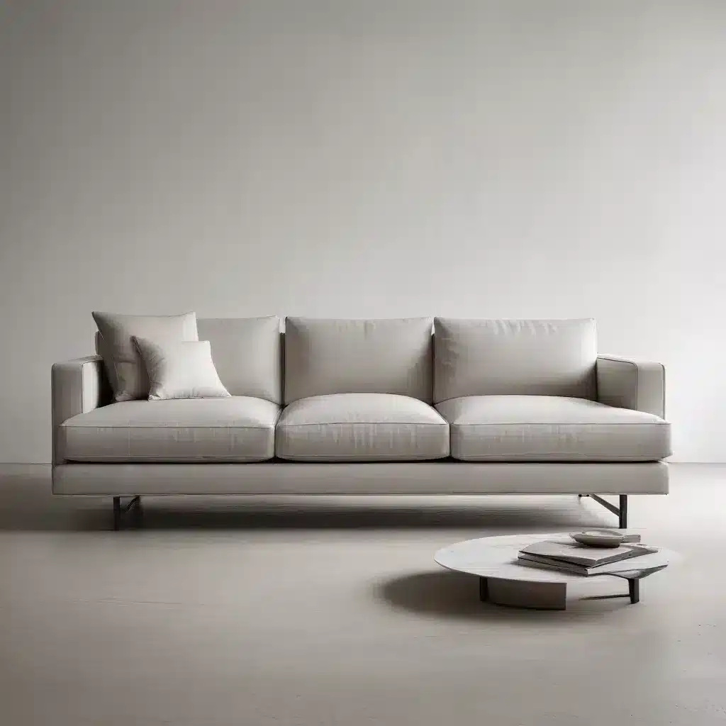 Linear Profiles Define Precise Minimalist Modern Aesthetics in Sofas