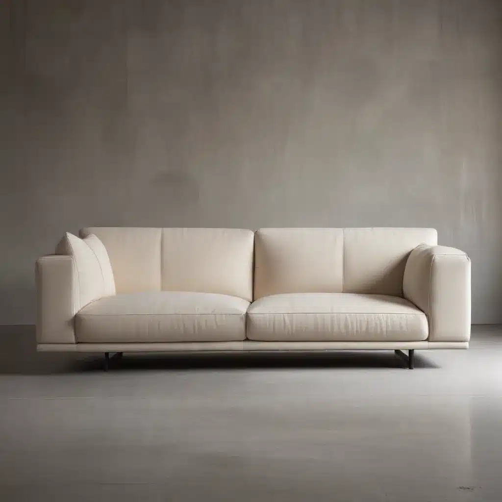 Linear Profiles Define Precise Modern Aesthetics Sofas with Architectural Appeal