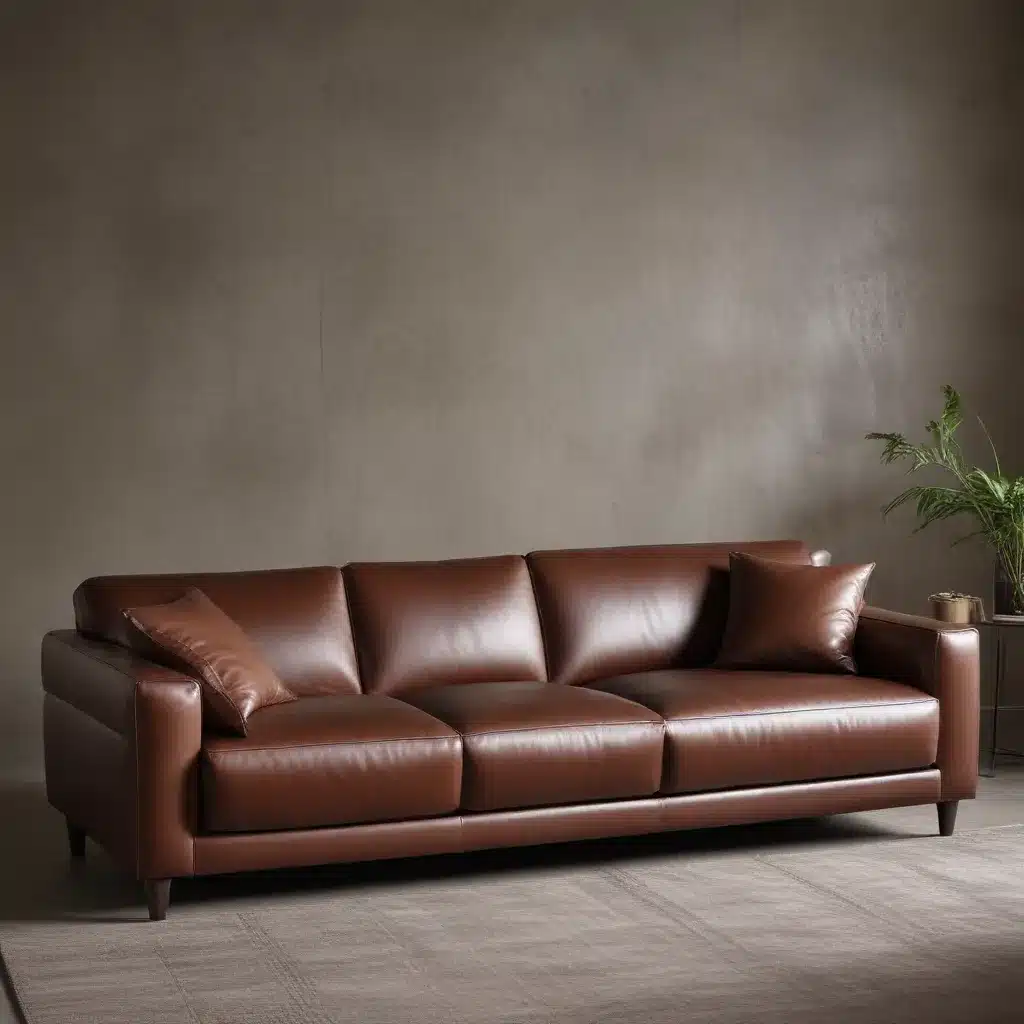 Luxurious Leather Offers Timeless Comfort in Modern Sofa Design