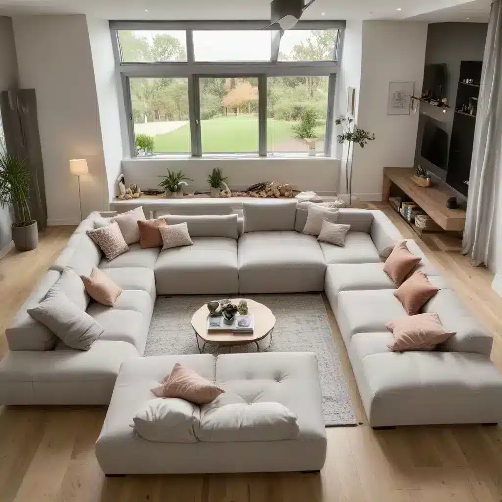 Maximize Relaxation and Socialization with a Customized U-Shaped Sofa Solution in Your Personal Sanctuary