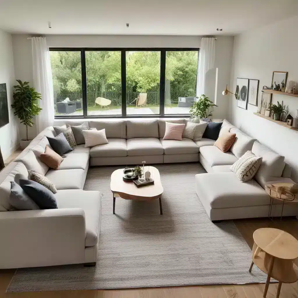 Maximize Relaxation and Socialization with a Customized and Cozy U-Shaped Sofa Solution in Your Haven