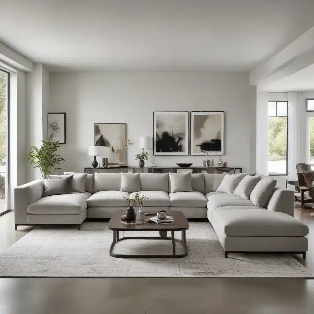 Maximize Seating and Style with a Sleek and Modern U-Shaped Sofa