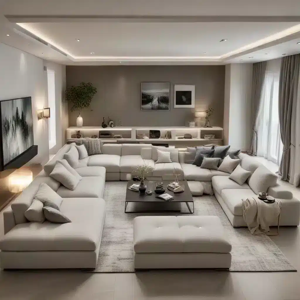Maximize Seating and Style with a Sleek and Modern U-Shaped Sofa Configuration Design for Your Contemporary Home Maximize Seating and Style with a Sleek and Modern U-Shaped Sofa Configuration Design for Your Contemporary Home