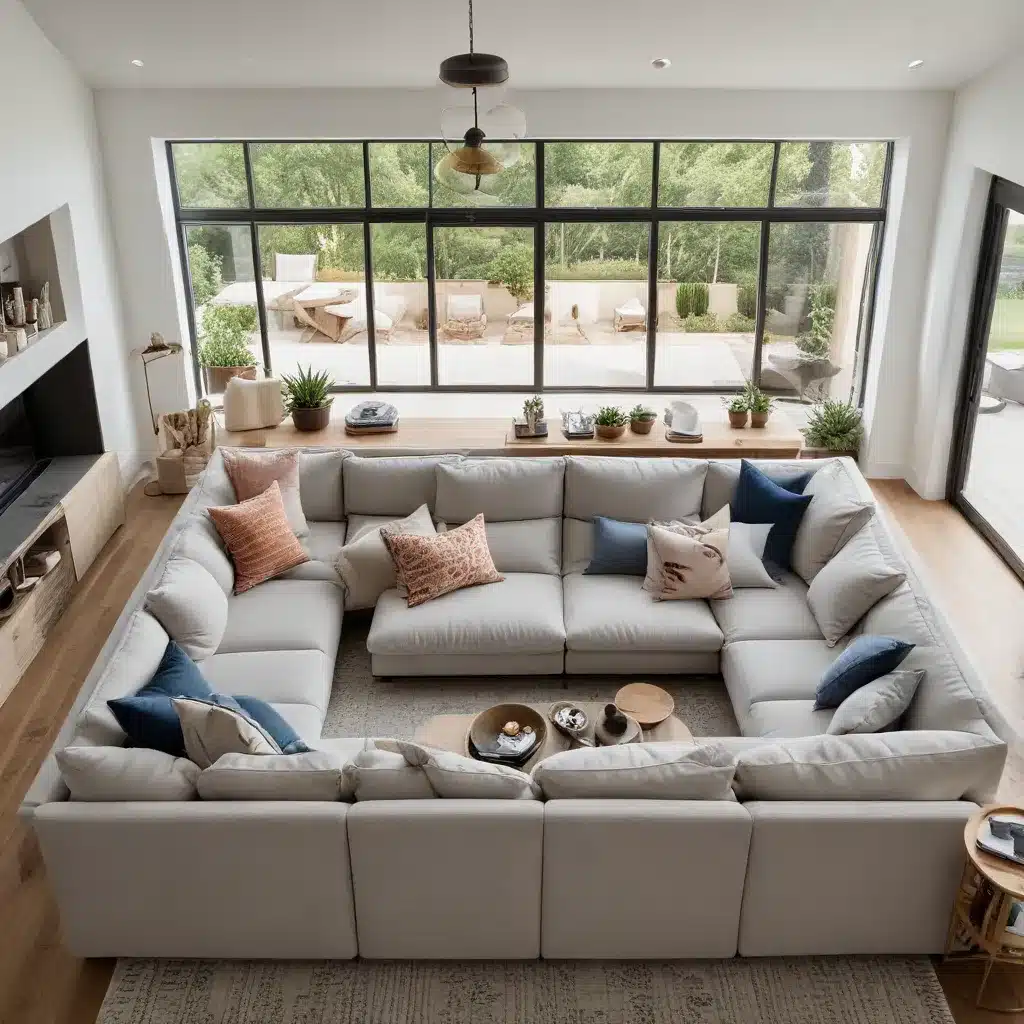 Maximize Seating and Style with a U-Shaped Sofa