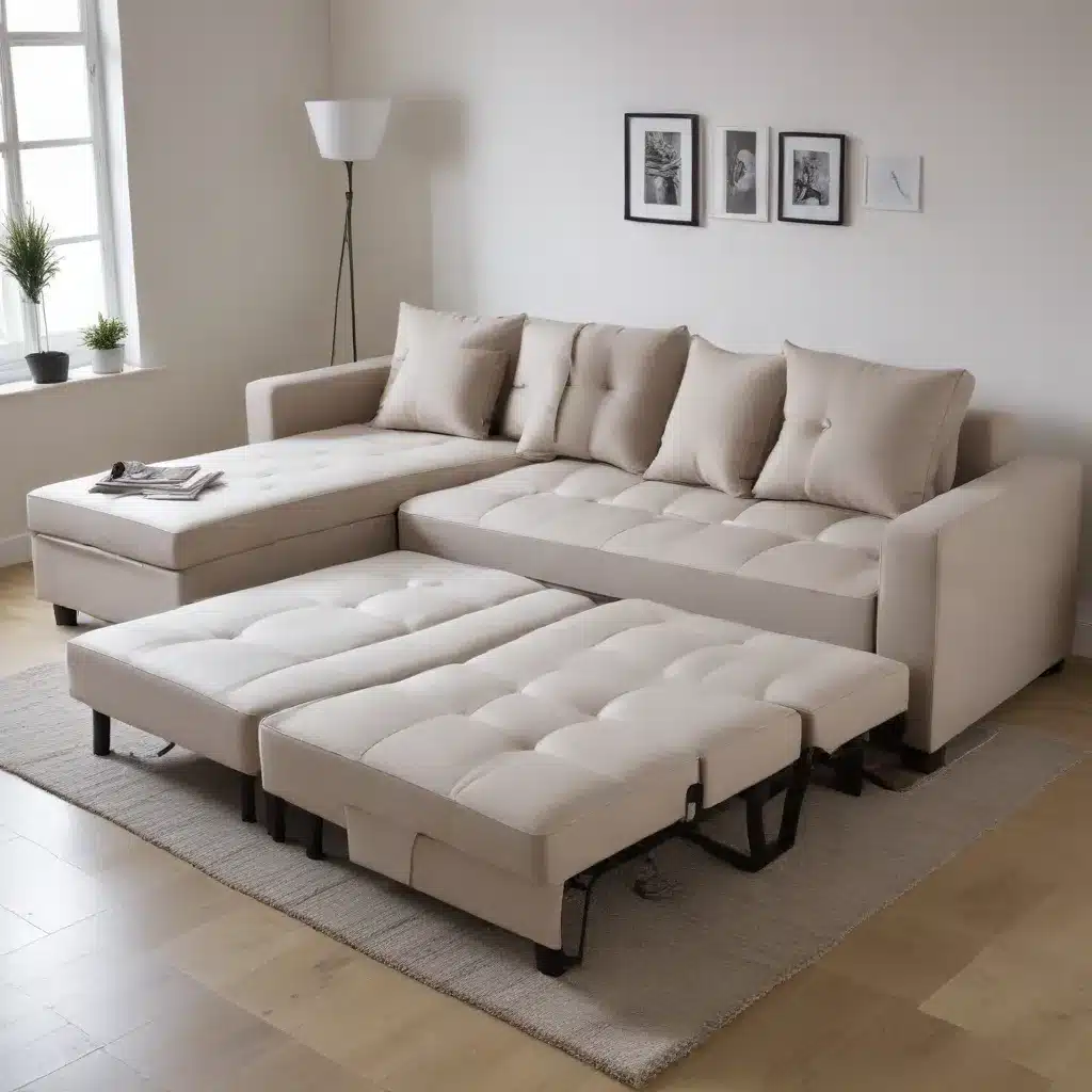 Maximizing Small Spaces Convertible Corner Sofa Beds