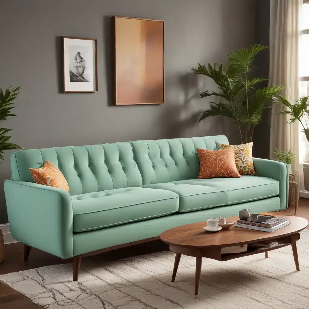 Mid-Century Charm Custom Sofas with Retro-Inspired Flair