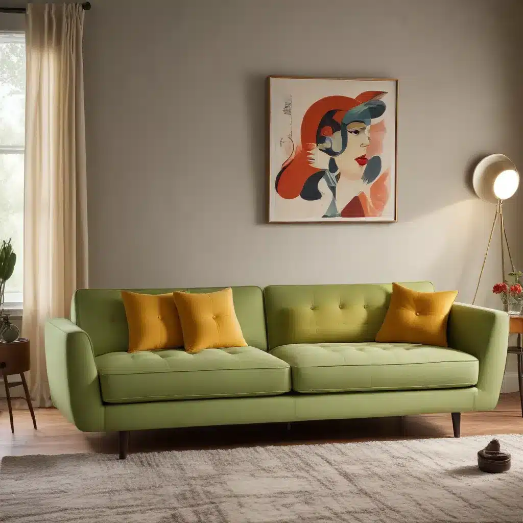 Mid-Century Modern Flair Retro-Inspired Bedroom Sofas