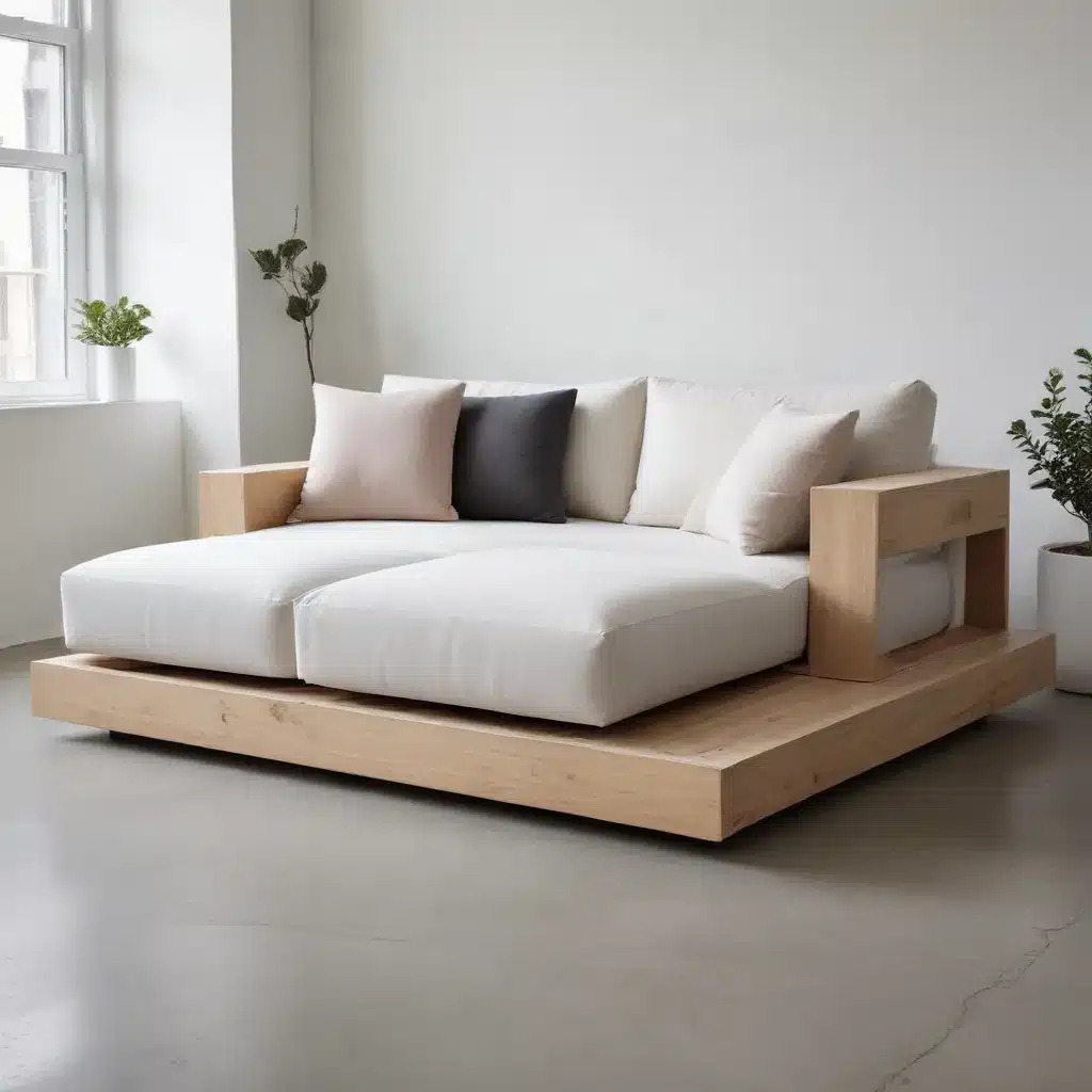 Minimalist Chic Building a Modern Platform Sofa