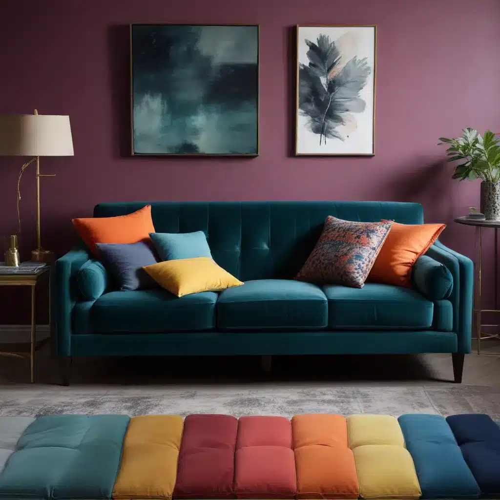 Moody Hues Make a Bold Statement Sofa Palettes that Captivate