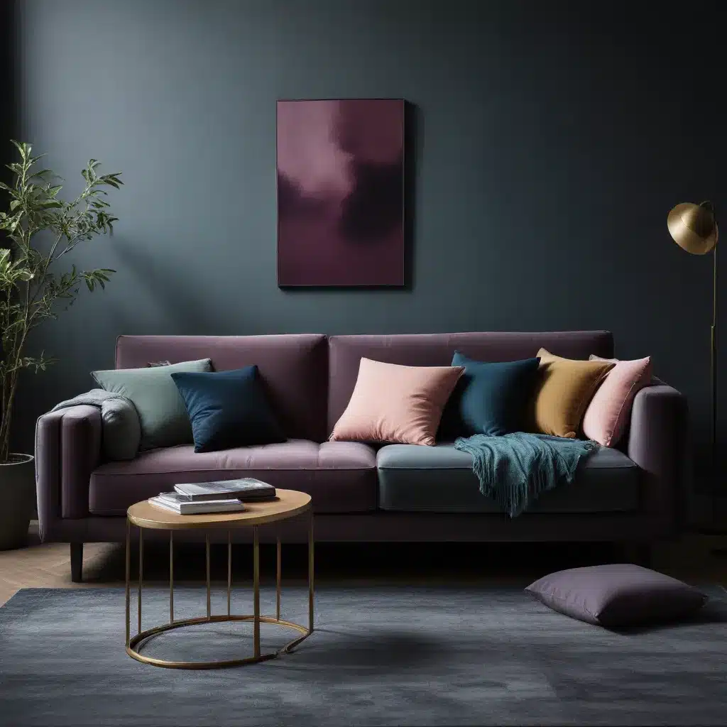 Moody Hues Make a Bold Statement in Sofa Palettes