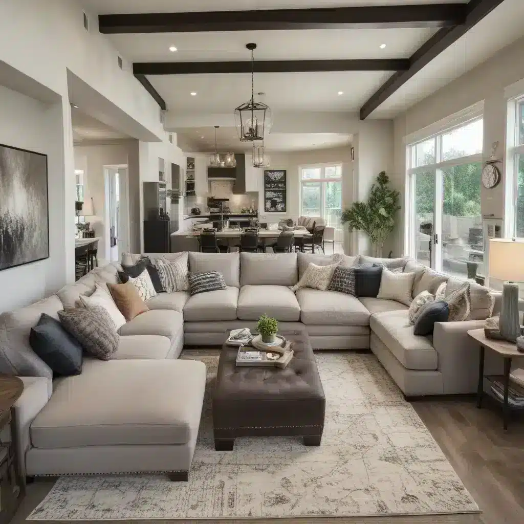 Oversized Sectionals Maximize Style and Space in Large Living Areas