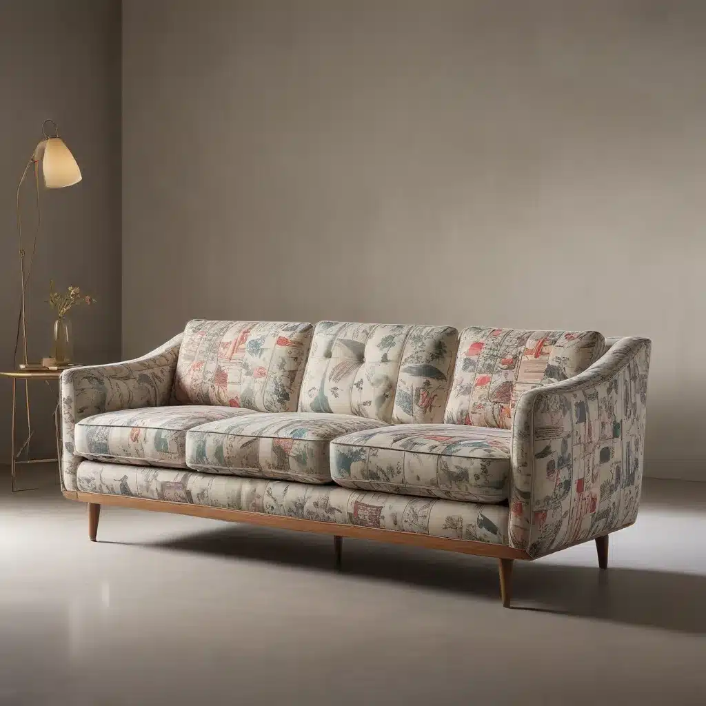 Retro Charm Reimagined Infusing Modern Sofas with Vintage-Inspired Patterns