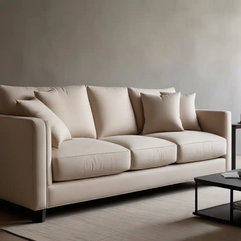 Sculptural Arms Redefine the Classic Sofa Silhouette Architectural Details Make an Impact