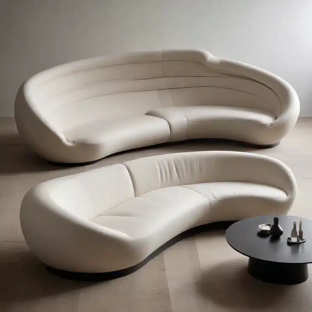 Sculptural Forms Captivate Contemporary Sofas that Make a Statement