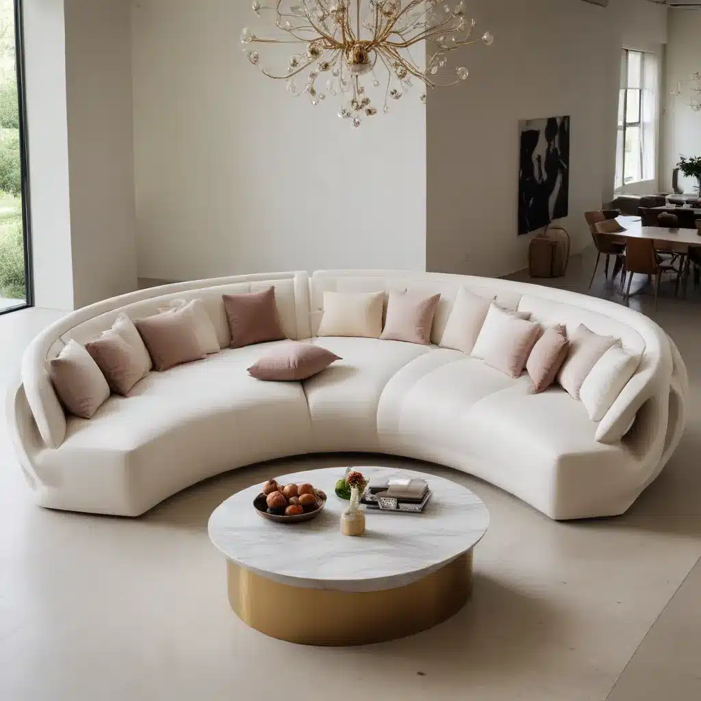 Sculptural Sofas as Centerpieces Contemporary Designs that Command Attention