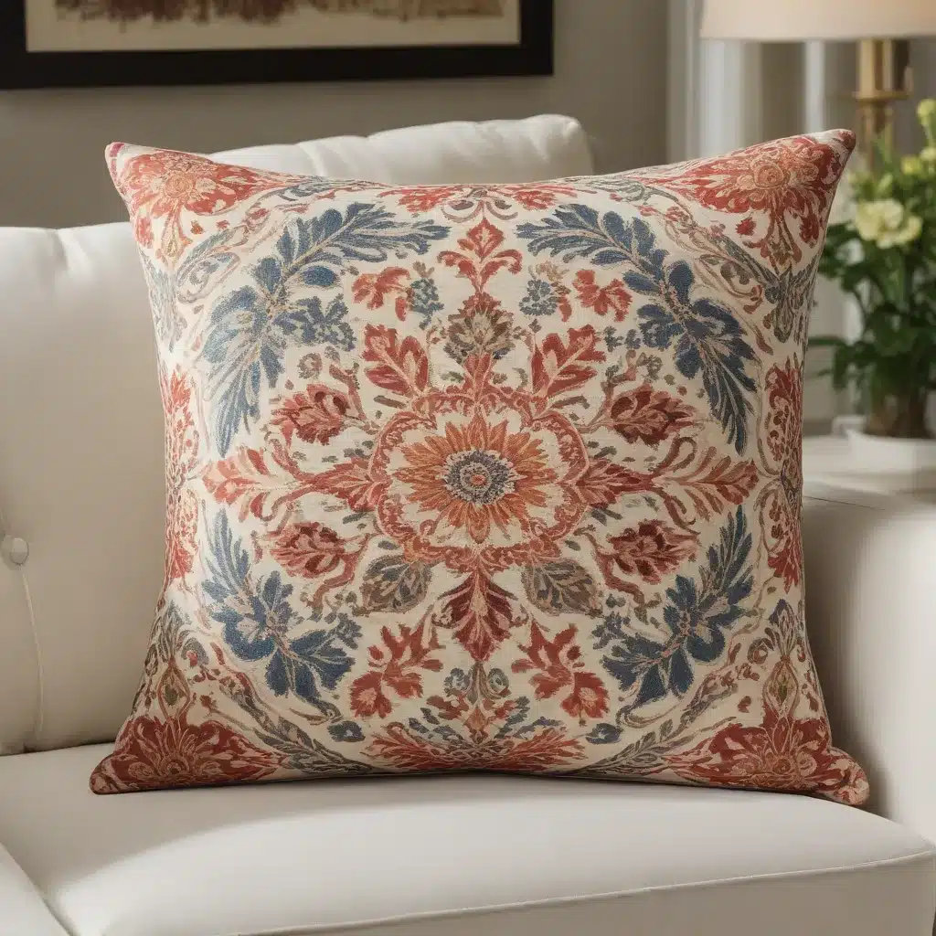 Sofa Spectacular Accent Artistry  Patterned Pillows with Pizzazz