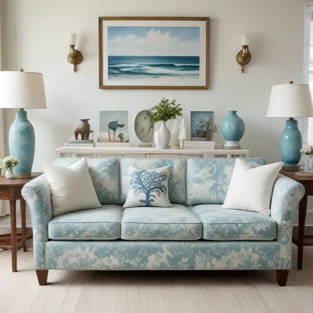 Sofa Spectacular Coastal Calm  Soothing Oceanic Hues and Motifs