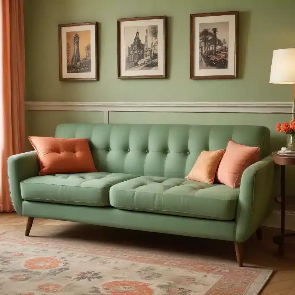 Sofa Spectacular Retro Redux  Embracing Vintage Color Palettes