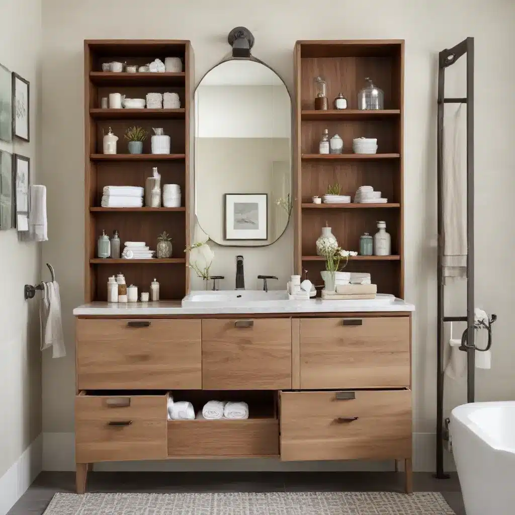 Spa-Inspired Bathroom Storage Seamlessly Integrate Chic Solutions