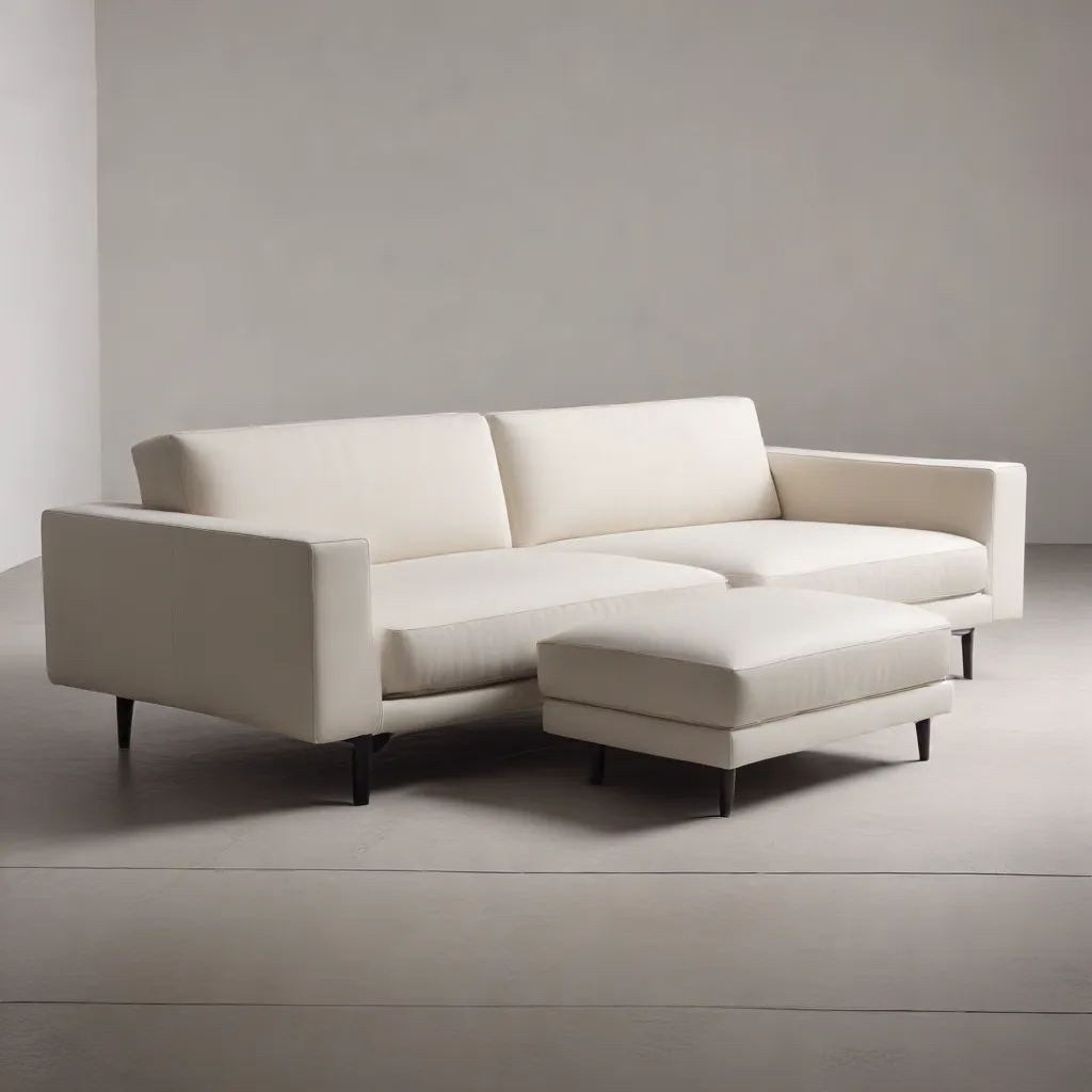 Streamlined Sophistication Minimalist Sofa Silhouettes