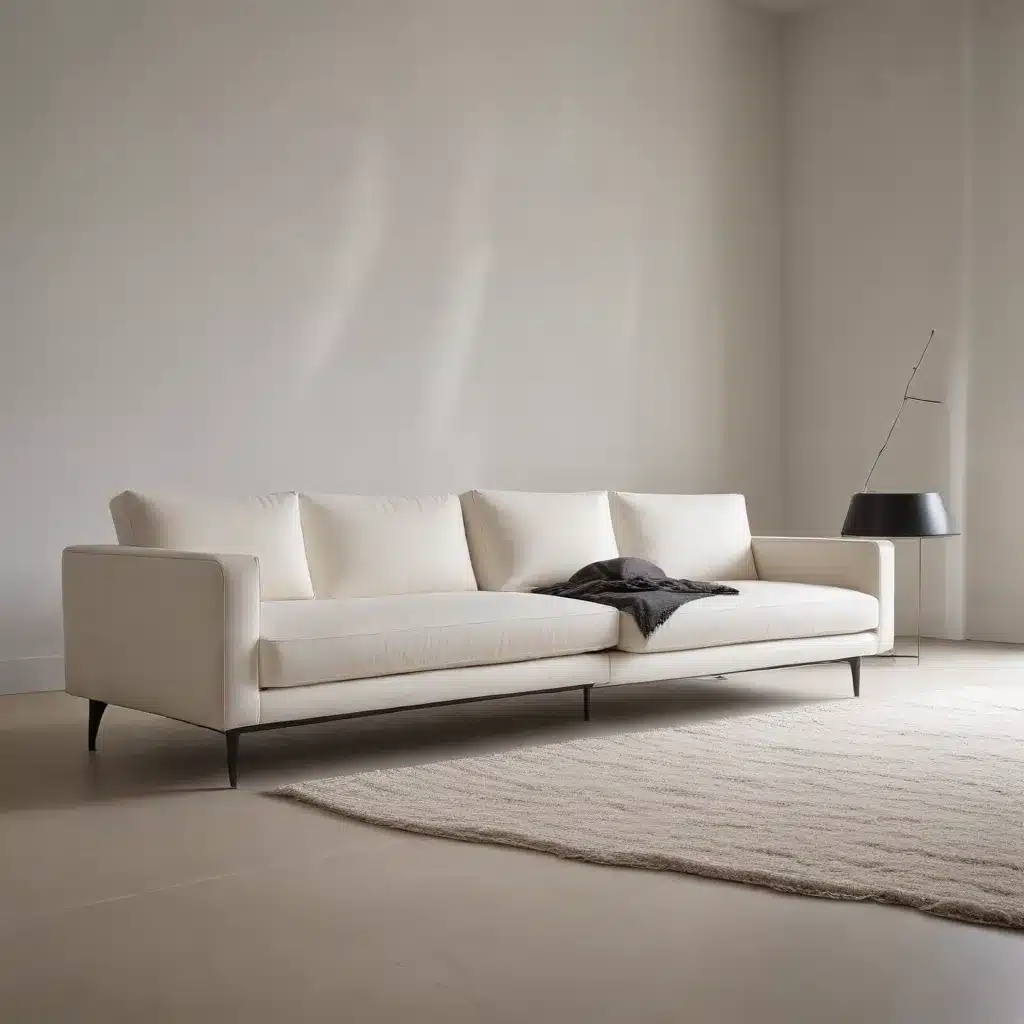 Streamlined Sophistication Minimalist Sofa Silhouettes for a Refined Look