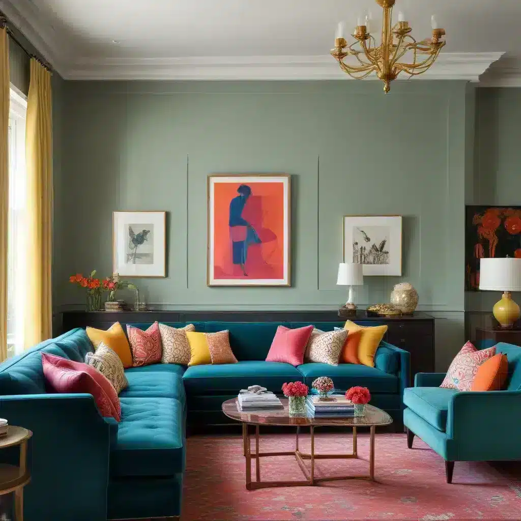Surprising Color Combos Make a Bold Statement Sofas that Captivate with Vibrant Palettes