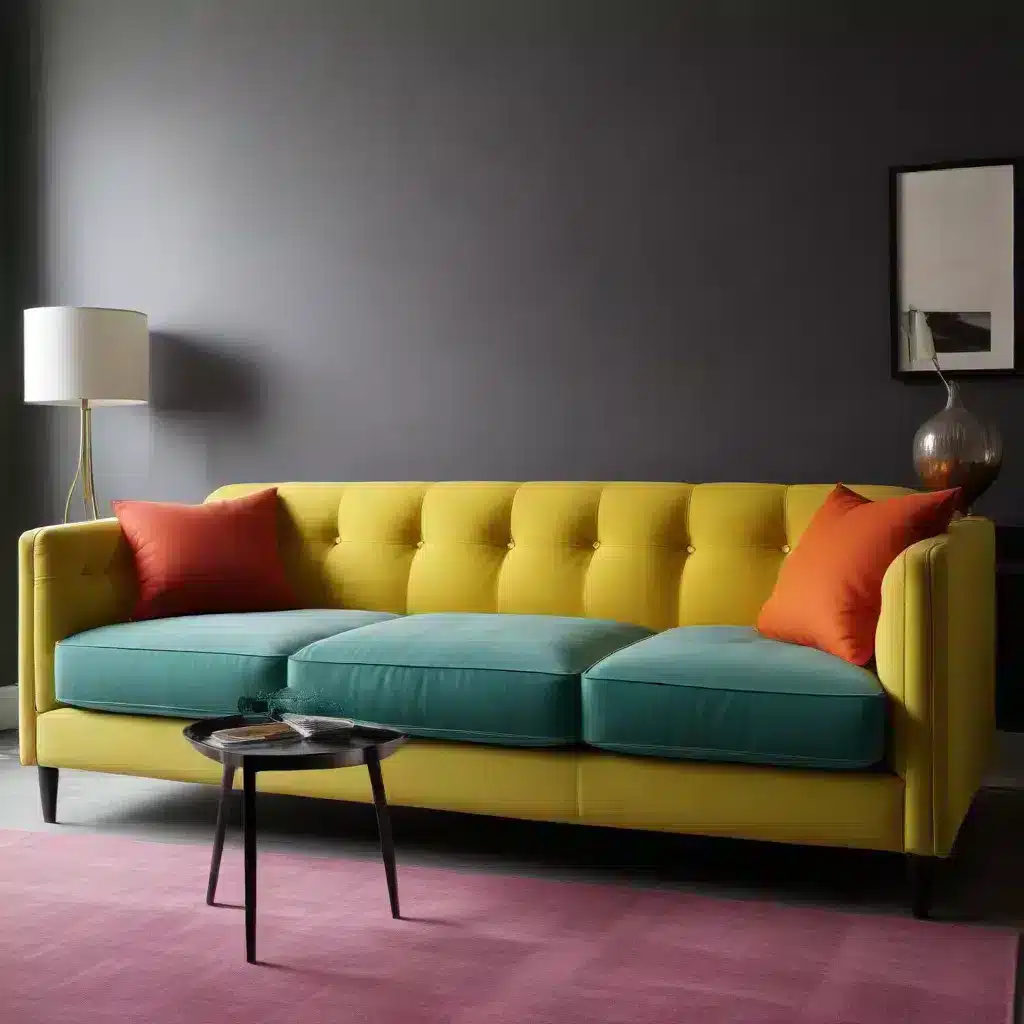Surprising Color Combos Make a Bold Statement in Sofa Design