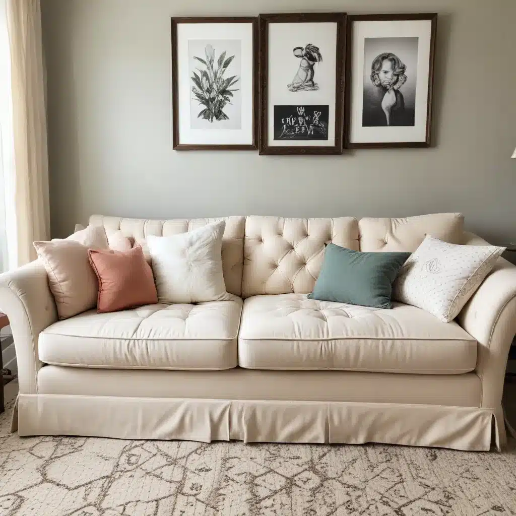 Transform a Thrifted Sofa into a Showpiece