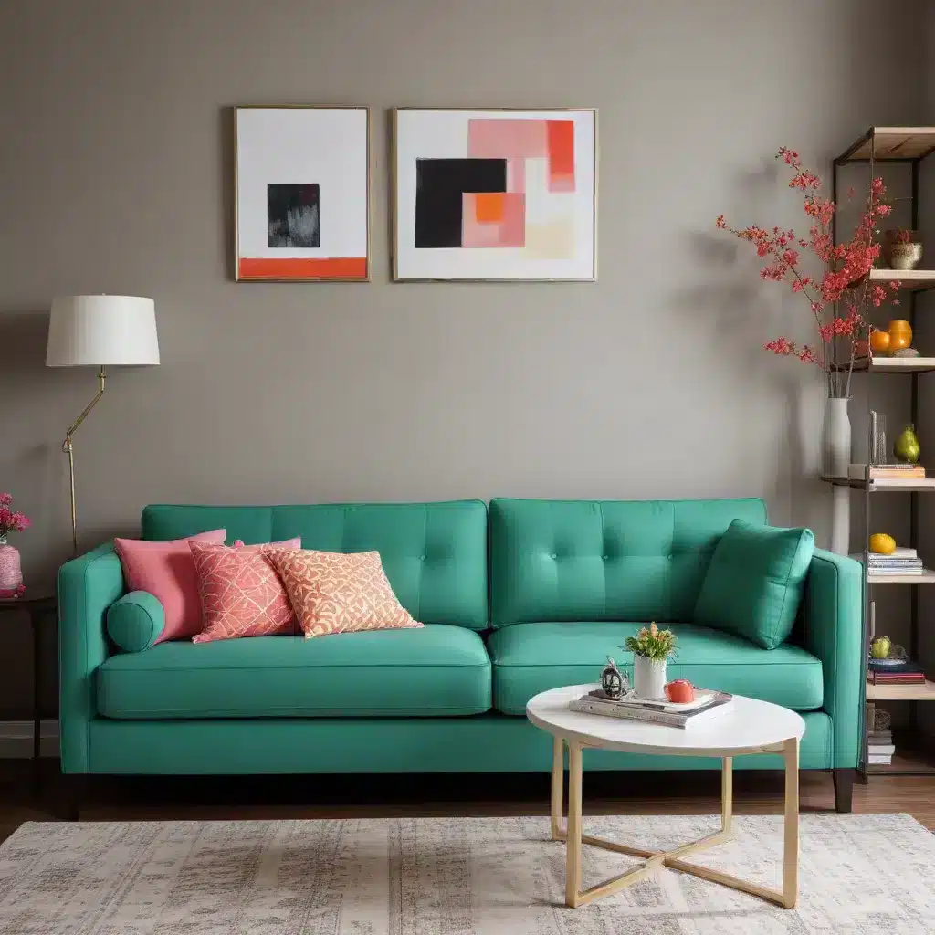 Unexpected Color Combos Enhance Modern Sofa Style