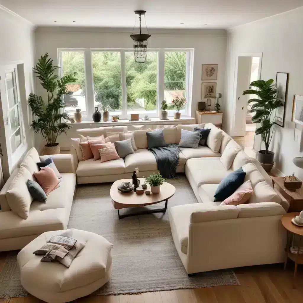 Unlock the Secrets of Arranging a Visually Captivating and Functional U-Shaped Sofa Layout in Your Living Area