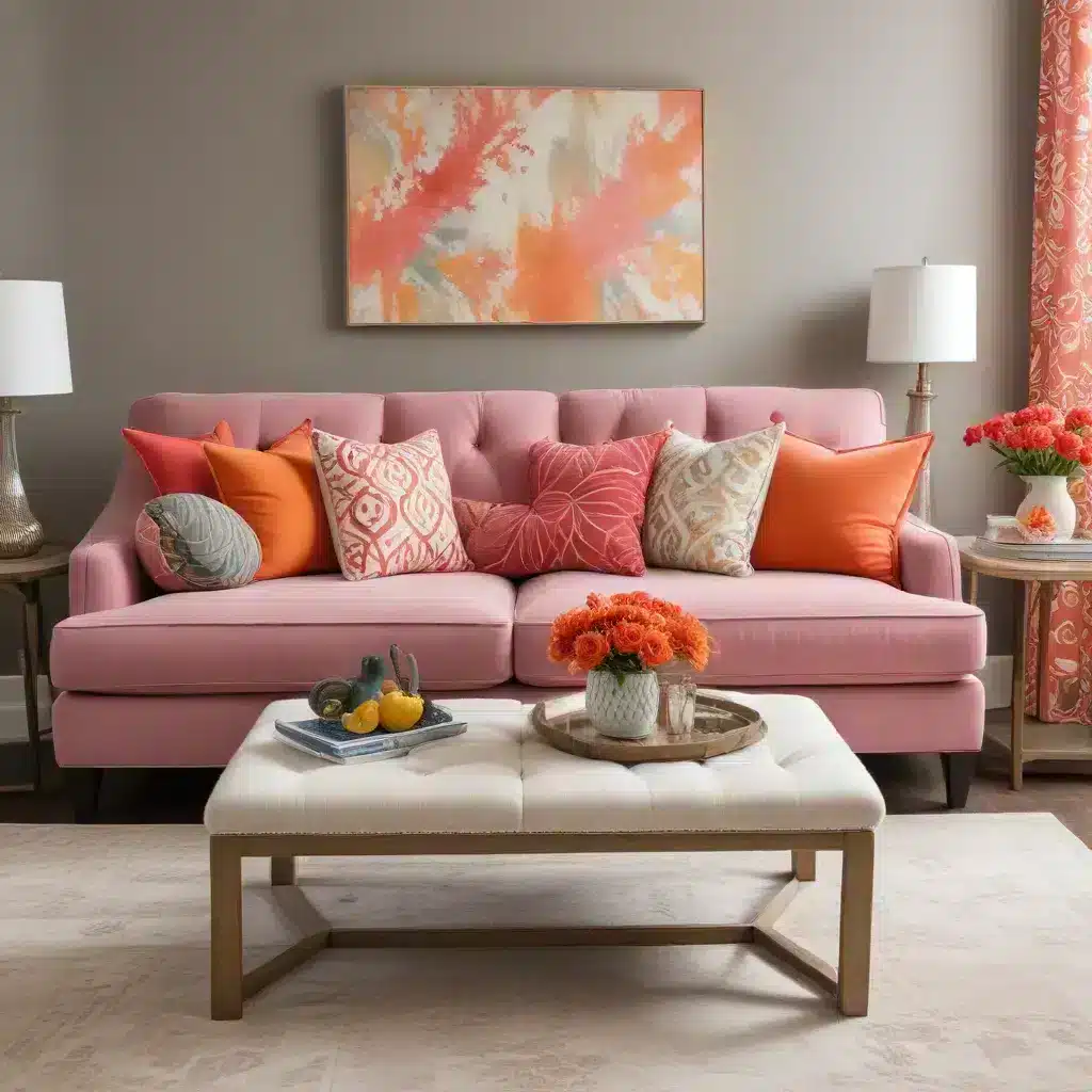 Vibrant Color Combos Elevate Neutral Sofa Palettes
