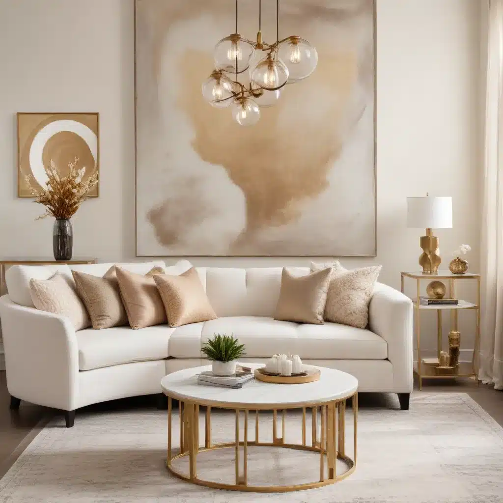 Warm Metallic Accents Elevate Neutral Modern Palettes