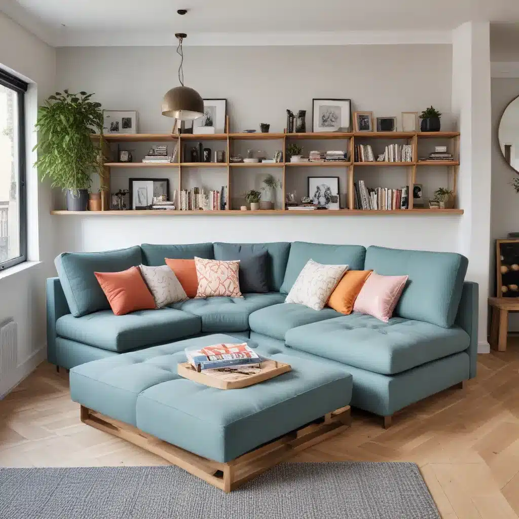 Elevating Small-Scale Interiors with Versatile U-Shaped Sofa Beds