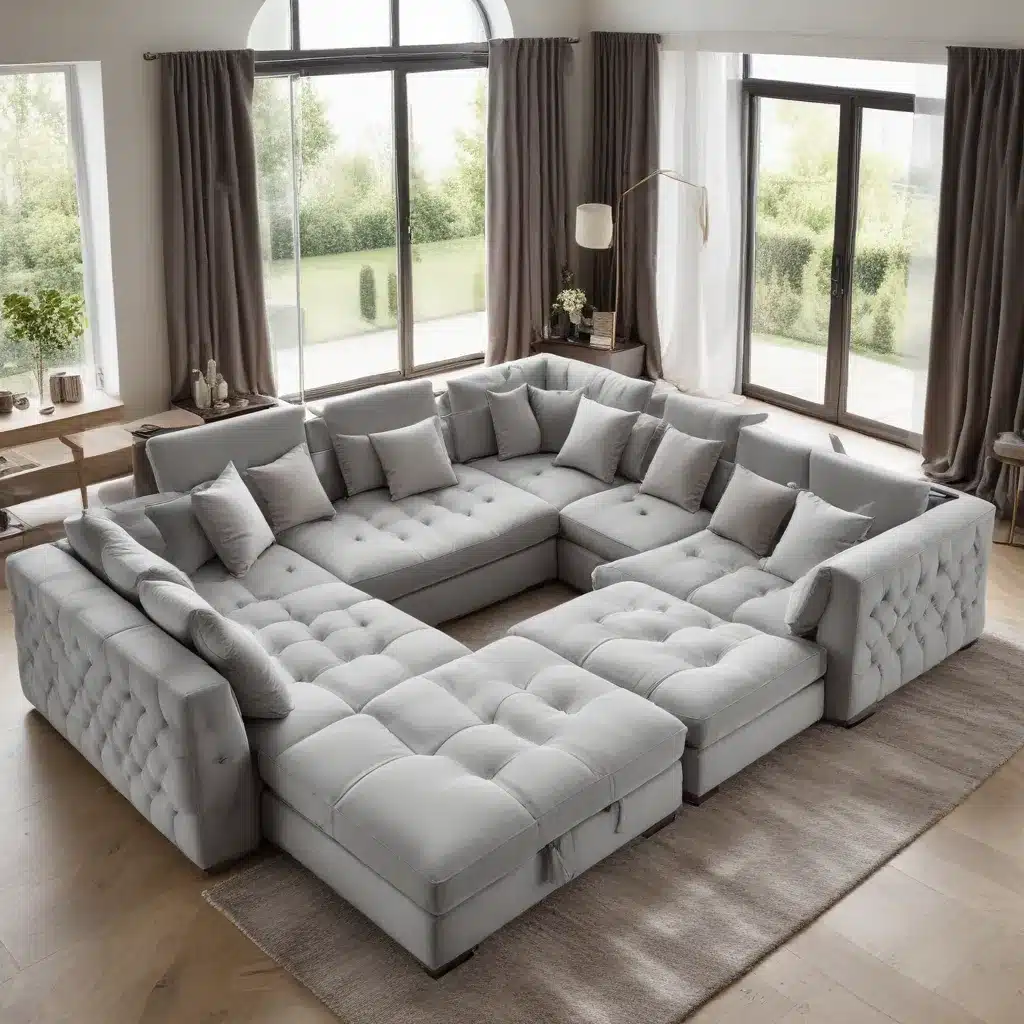 Indulgent Relaxation: Luxurious U-Shaped Sofa Beds for Lavish Living