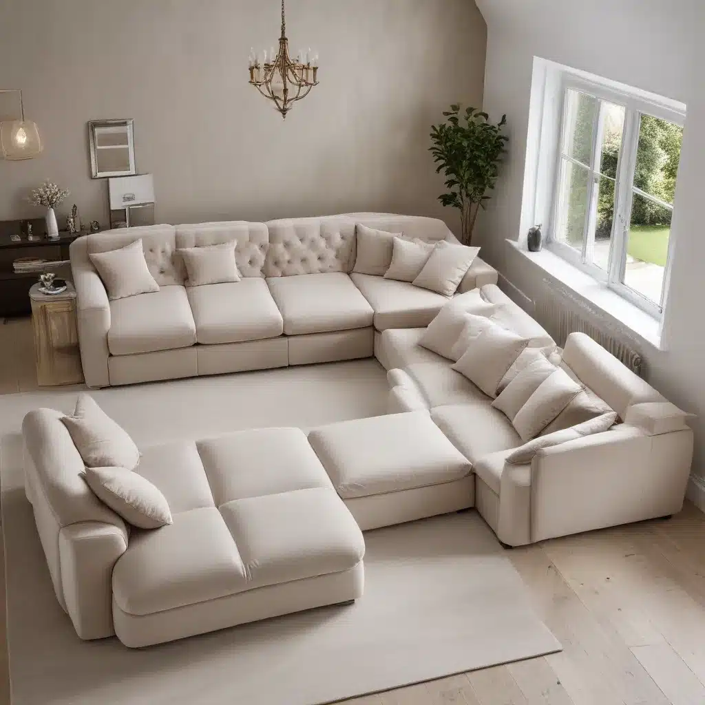 Luxurious Relaxation: U-Shaped Sofa Beds for Indulgent Living Spaces