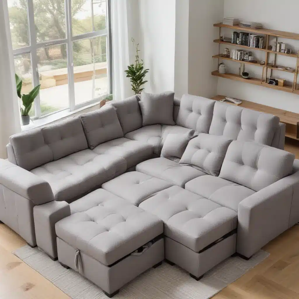 Maximizing Organized Living with U-Shaped Sofa Beds