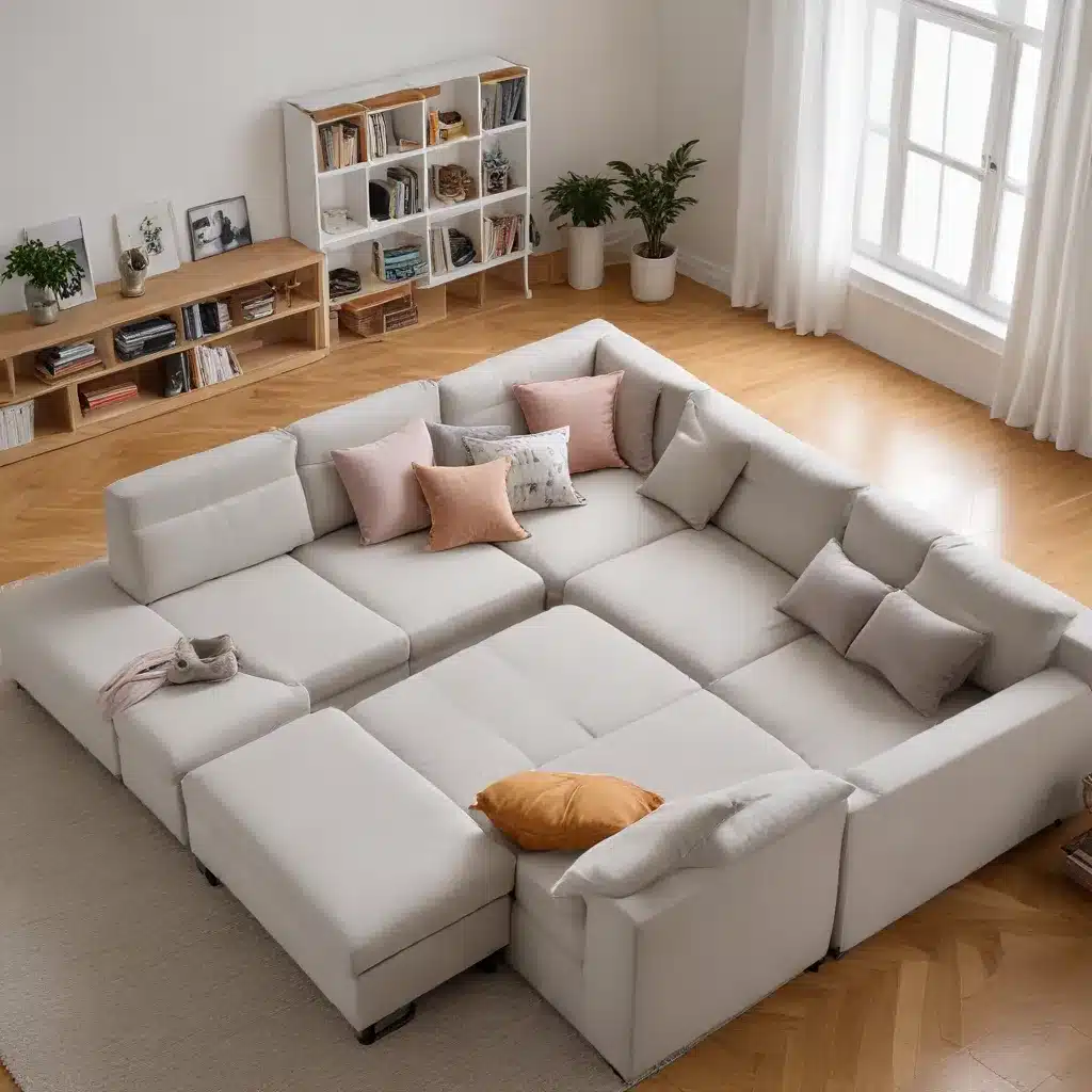 Maximizing Organized Living with Versatile U-Shaped Sofa Beds